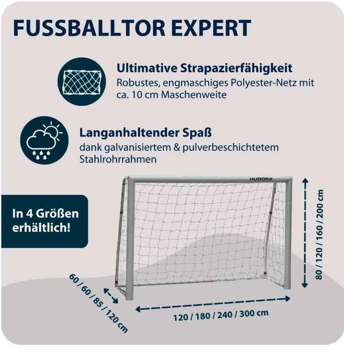 Actual product image Hudora Expert 180 Football Goal