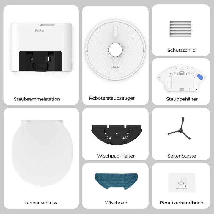 Actual product image Redkey R10 Robot Vacuum Cleaner (Robot vacuum)