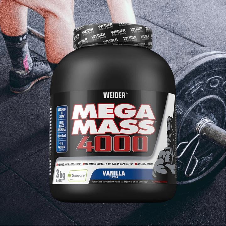 Image du produit Weider Mega Mass 4000 (boîte de 3000g) (Vanille, 1 pcs, 3000 g)