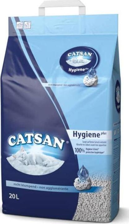 Image du produit Catsan Hygiene Plus (Biodégradable, Neutralisant, Ne s'agglomère pas, 4.82 kg)