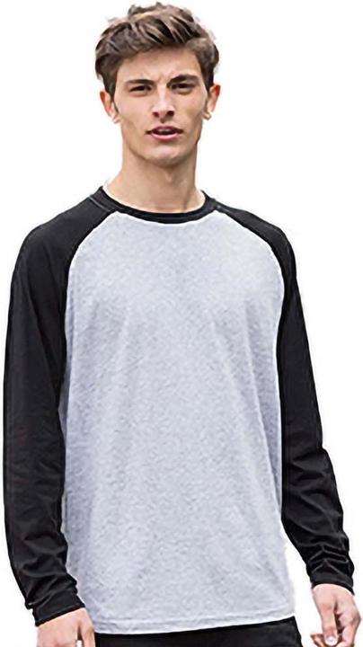 Produktbild Skinni Fit Skinnifit Raglan Baseball Tshirt Langärmlig (XXL)
