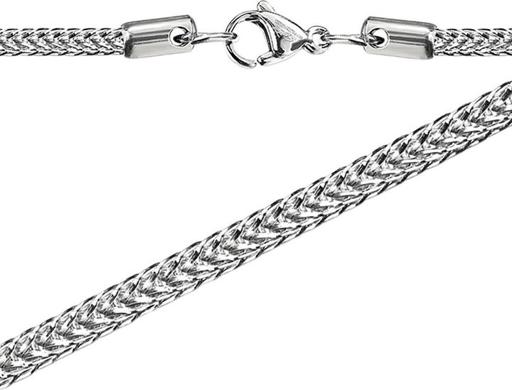 Produktbild Star Piercing Kette Quadratische Weizenkette silber (Chirurgenstahl 316L, ohne Messing)