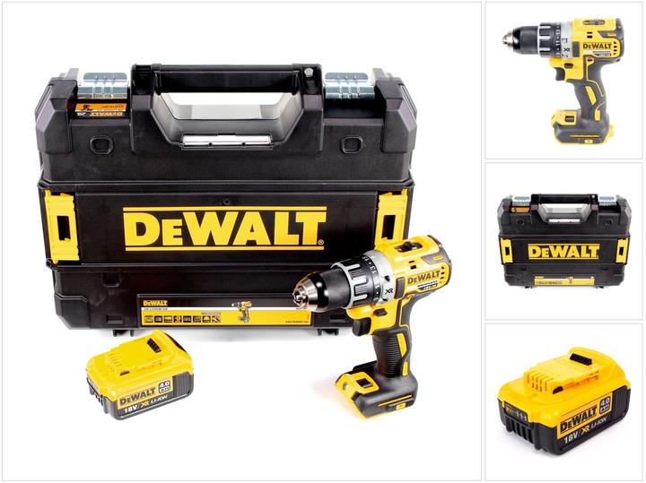 Produktbild DeWalt DCD 791 NT Akku Bohrschrauber Brushless 18V 70Nm + 1x Akku 4,0 Ah in TSTAK - ohne Ladegerät (Akkubetrieb)