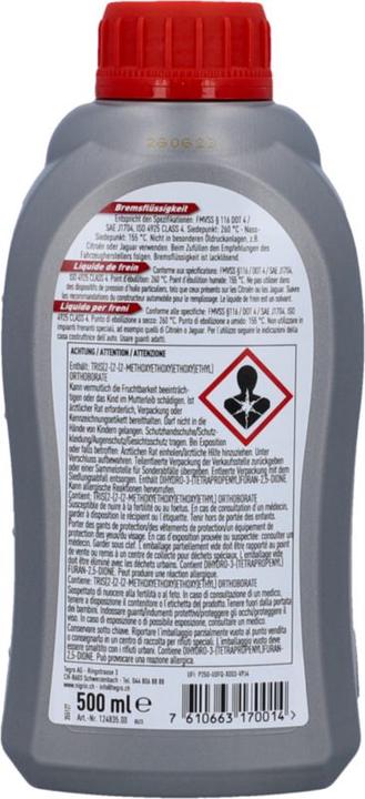 Immagine prodotto Nigrin Liquido dei freni DOT4 (0.50 l)