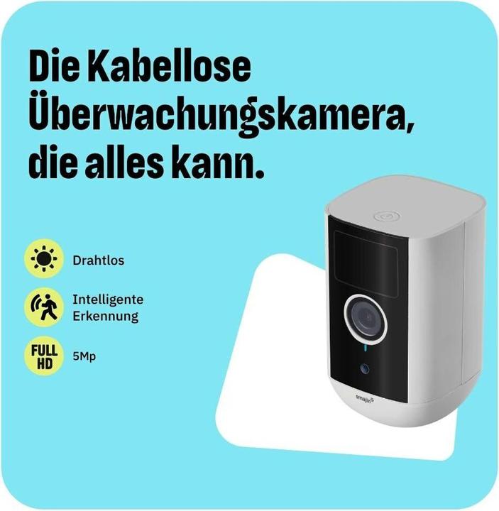Produktbild Omajin Netzwerkkamera OMA-OWC-01-EU + 64GB MicroSD (2560 x 1920 Pixels)