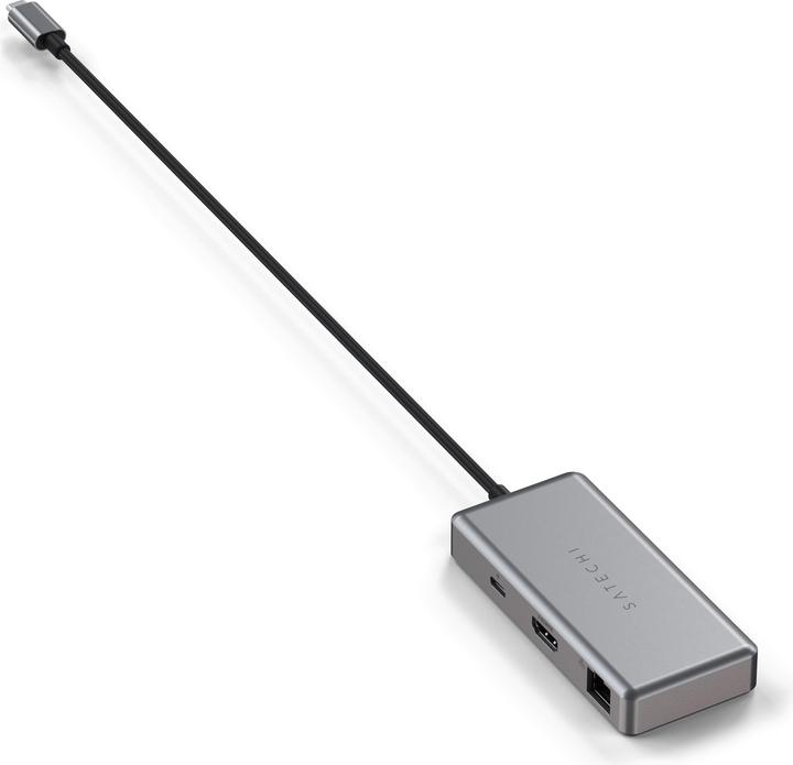 Actual product image Satechi USB-C Alu Multiport Hub for Chromebook (USB-C, 7 Ports)