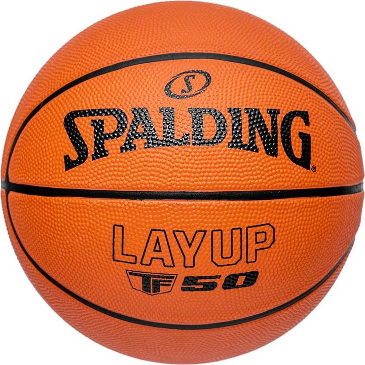 Actual product image Spalding Layup Tf 50 Rubber Basketball