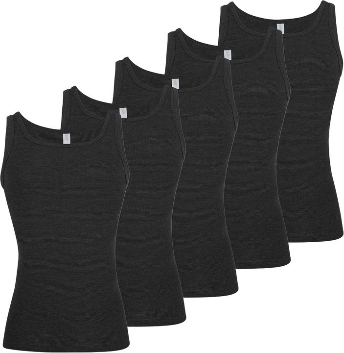 Image du produit ESGE Lot de 5 - maillot de corps en jean à fines côtes (3XL)