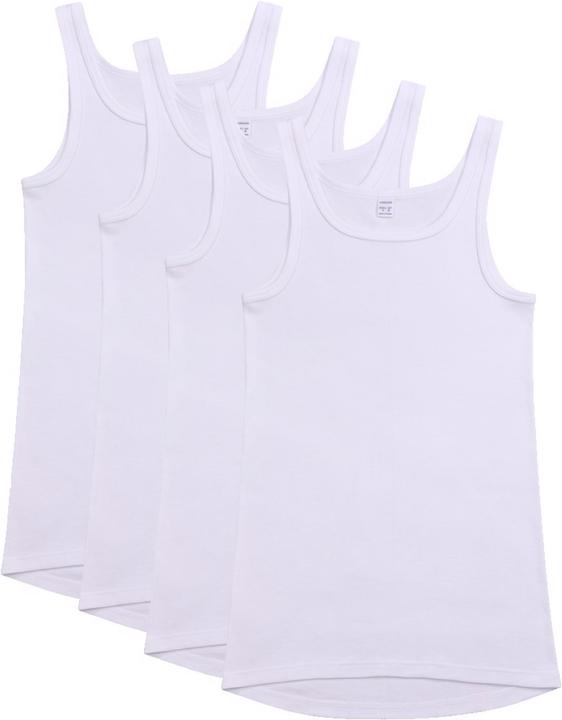 Actual product image Ammann 4 Pack Organic Cotton Fine Rib Undershirt / Tank Top (XXL)
