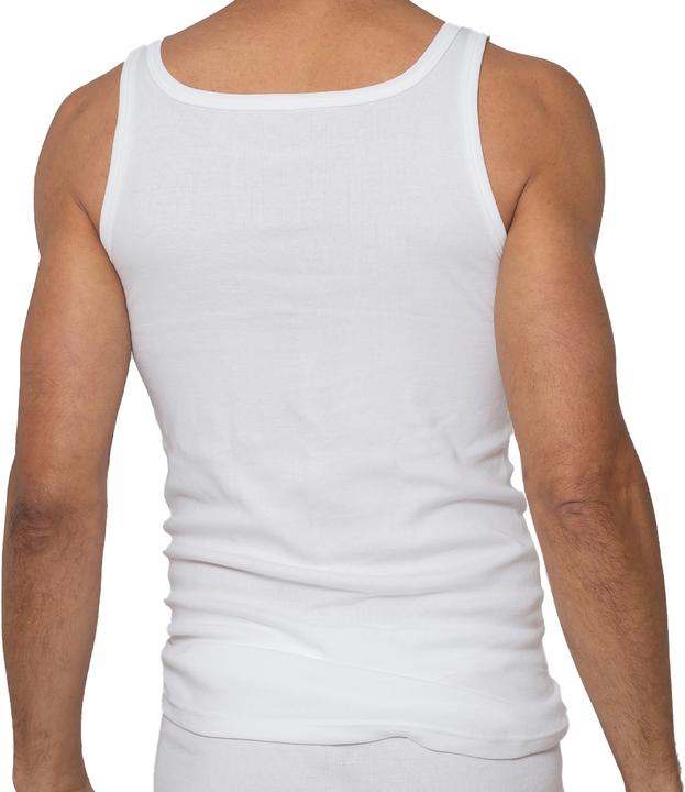 Actual product image Ammann 4 Pack Organic Cotton Fine Rib Undershirt / Tank Top (XXL)