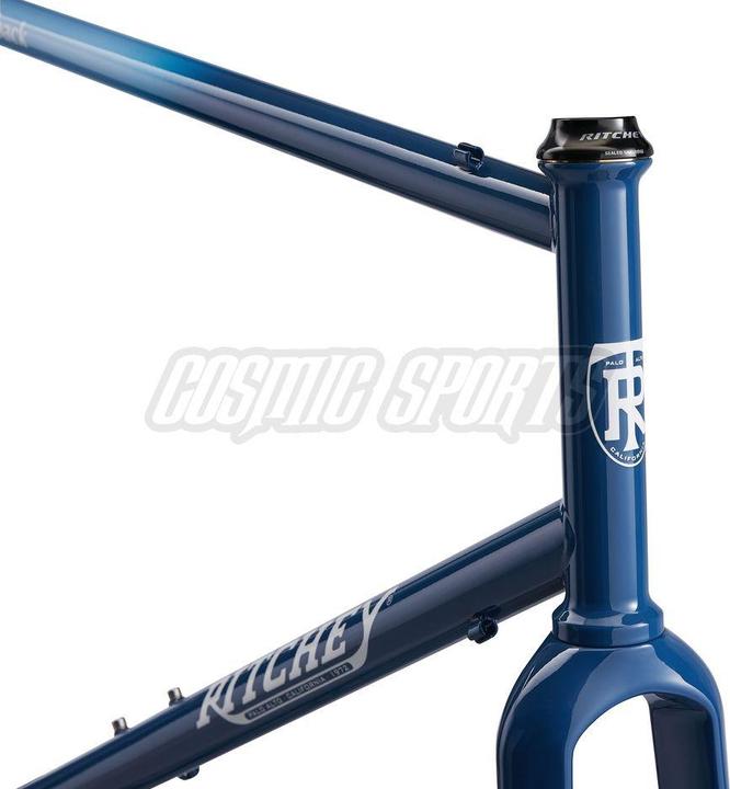 Actual product image Ritchey Outback V2 Disc Gravel frame kit, Anniversary Edition, 650B/700C, XS, half moon blue/white