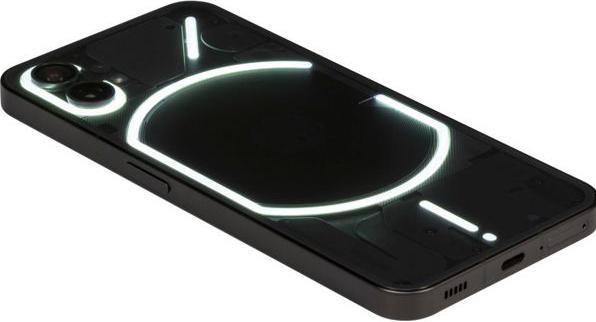 Actual product image Nothing Phone (1) (8GB) (128 GB, Black, 6.55", Dual SIM, 50 Mpx, 5G)