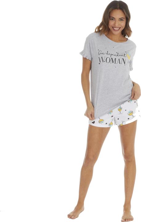 Immagine prodotto Slumber Party Pigiama corto donna/donna Gin-dipendente (M)
