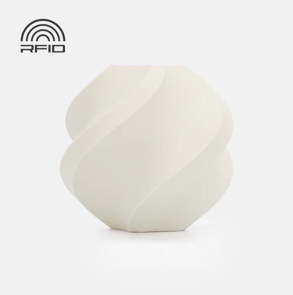 Image du produit Bambu Lab - PLA Matte Refill - Bone White - 1.75mm (PLA, 1.75 mm, Blanc)