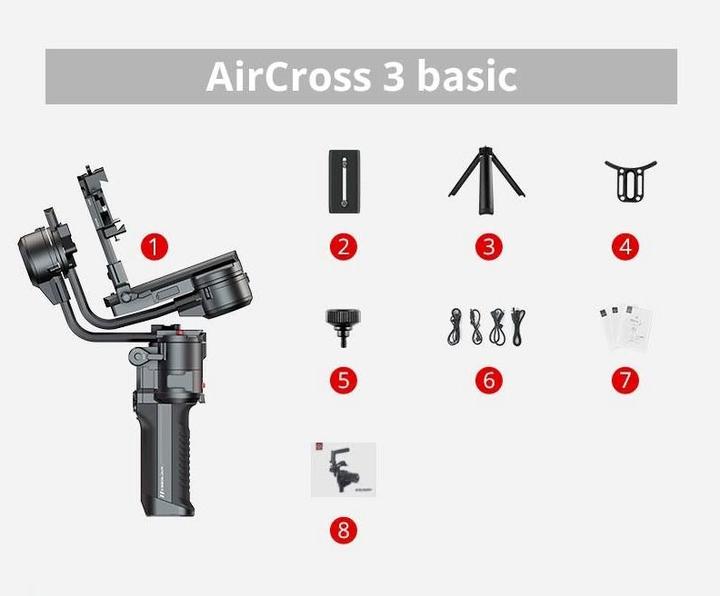Immagine prodotto Moza AirCross 3 (Fotocamera di sistema, 3.20 kg)