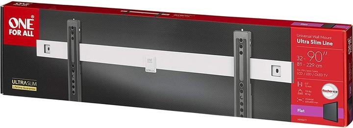 Actual product image One for All TV Bracket Flat Ultra Slim (Wall, 90", 80 kg)