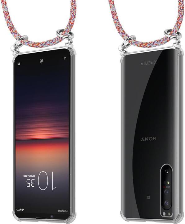 Produktbild Cadorabo TPU Handy Kette SILBER Cover