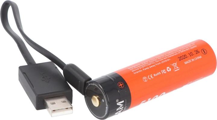 Produktbild AceBeam 21700 Li-ion Akku mit starken 5100mAh USB-C max. Entladestrom 20A, 77,8 x 21,37mm (1 Stk., 21700, 5100 mAh)