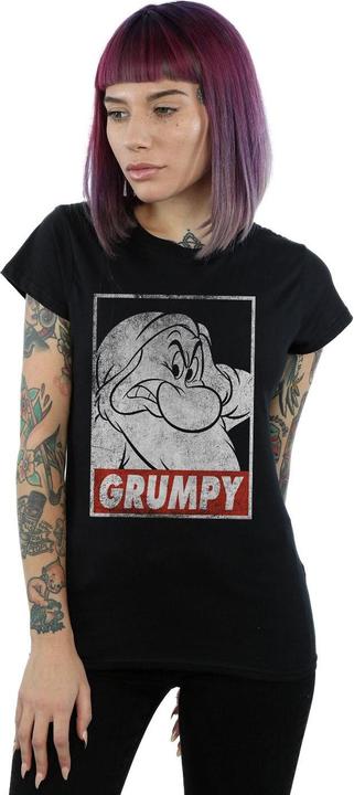 Produktbild Snow White Grumpy Poster TShirt aus Baumwolle (L)