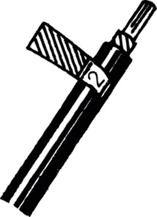 Actual product image Tru Components Single wire marking