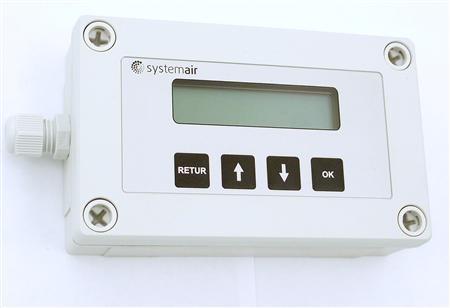 Systemair Pannello di controllo BR-A5 BP con display per il monitoraggio e l'impostazione del sistema