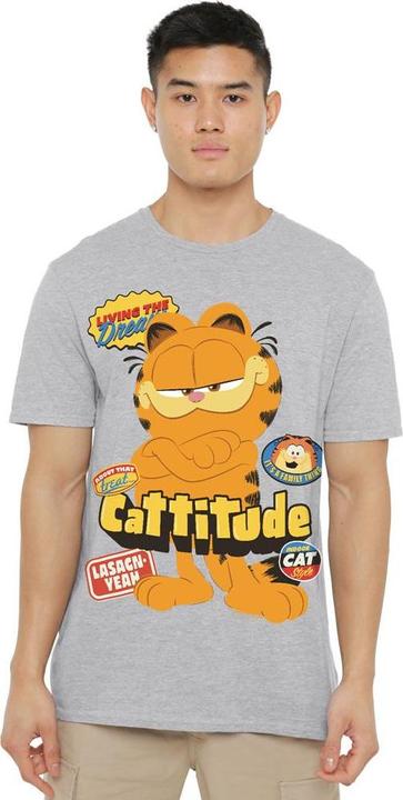 Actual product image Garfield Mens Cattitude T-Shirt (M)