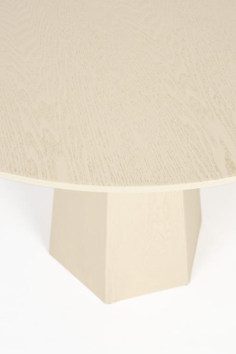 Actual product image Zuiver Pilar Table Brown Rice (100 x 100 x 76 cm)