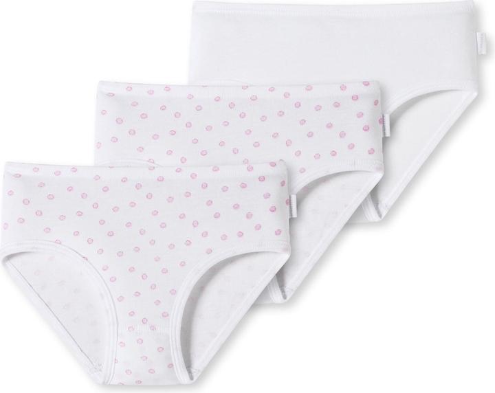 Produktbild Schiesser 3er Pack Kids Girls Feinripp Organic Cotton Slips / Unterhosen (140, 3er Pack)