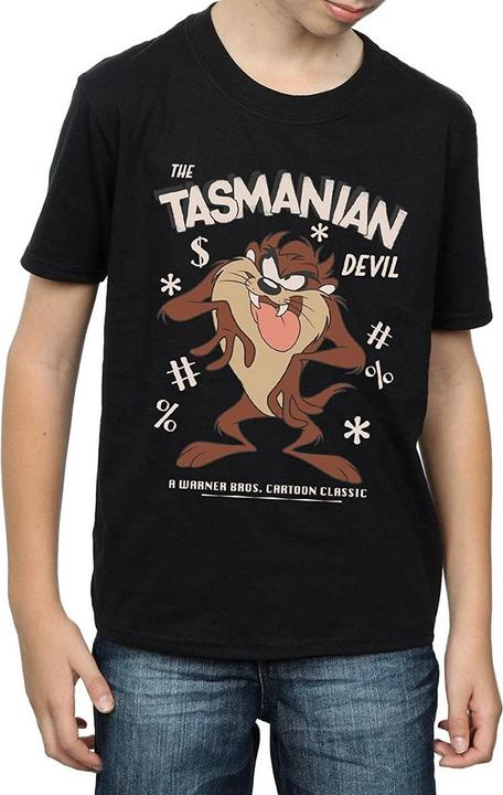 Actual product image Looney Tunes Boys Tasmanian Devil Vintage Cotton T-Shirt (152, 158)