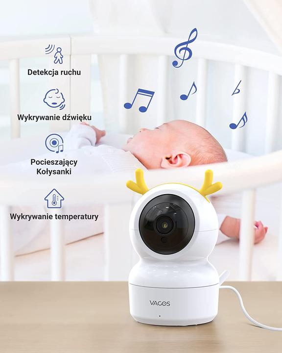 Actual product image Vacos Baby monitor (Video & Audio, 305 m)