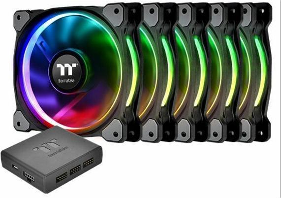 Actual product image Thermaltake Riing Plus 14 (140 mm, 5 x)