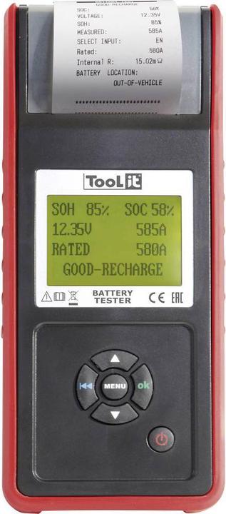 Actual product image Toolit Professional Electronic Battery Tester