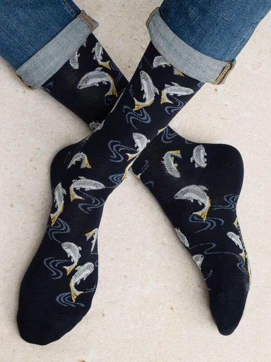 Produktbild Bleuforêt Socken Fische (43 - 46)
