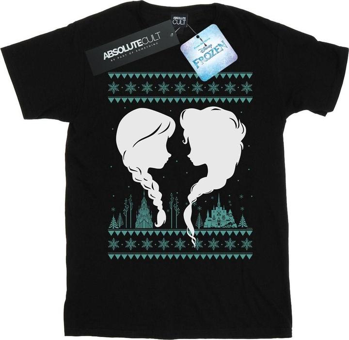 Immagine prodotto Disney Frozen Christmas Sisters Maglietta Uomo (M)