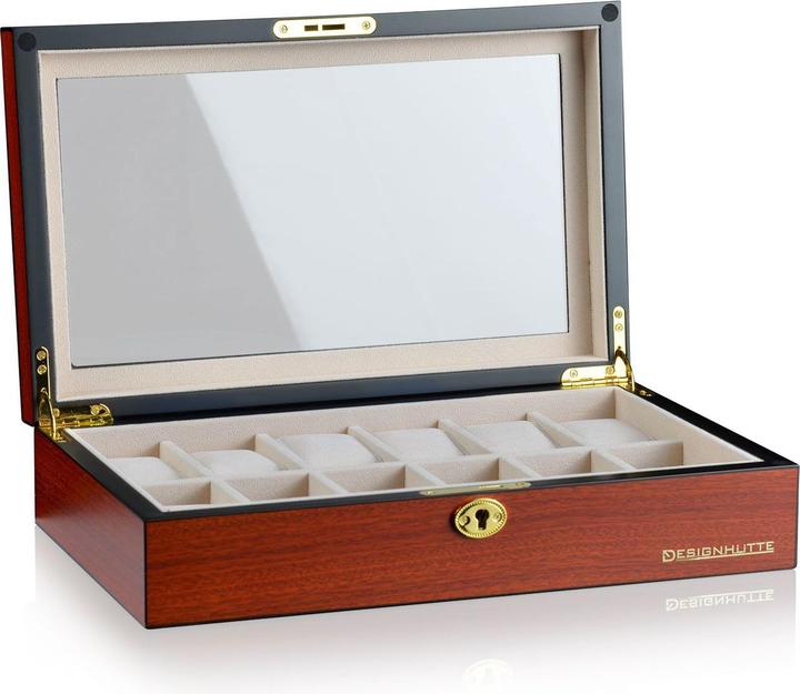 Image du produit Designhütte Montres box Auckland 12 - cerise