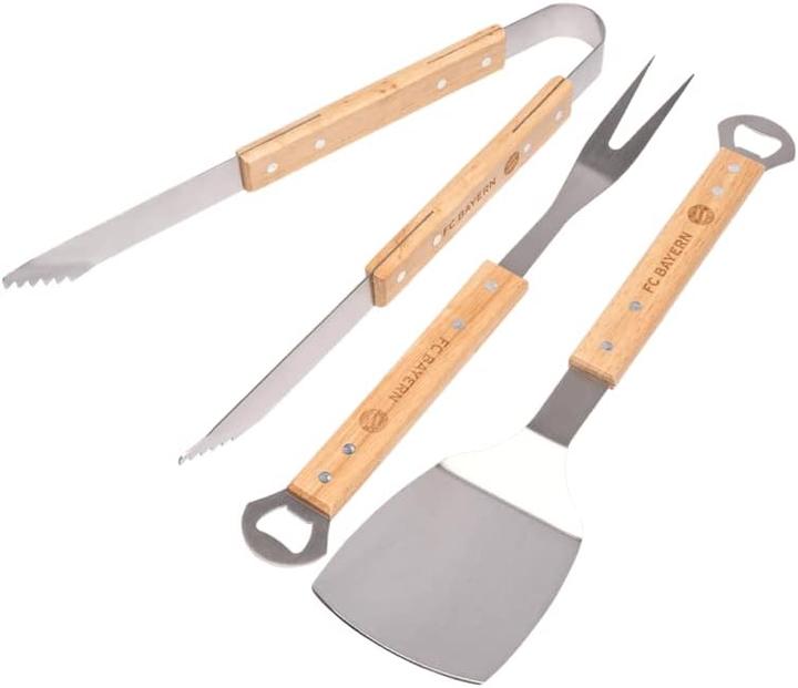 Produktbild FC Bayern München Grillbesteck 3er-Set