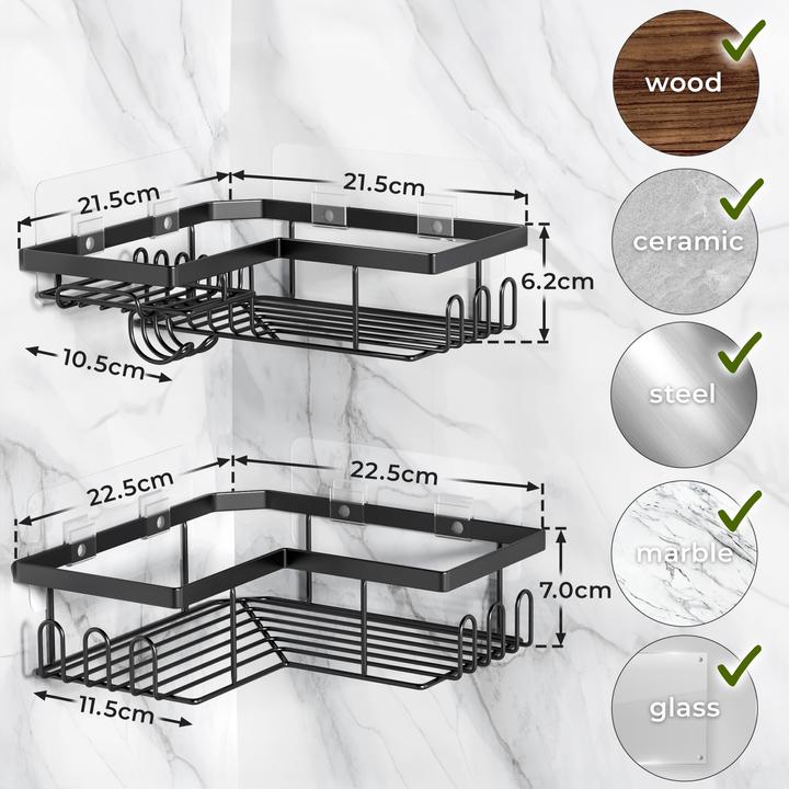 Image du produit Wilford & Sons Corner (22,5 x 22,5 x 7 cm, 21,5 x 21,5 x 6,5 cm)