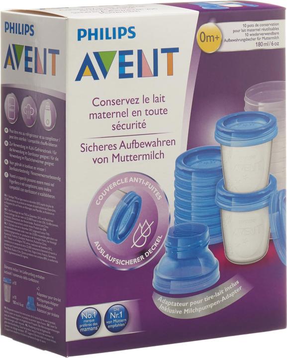 Productafbeelding Philips Avent Muttermilchbehälter