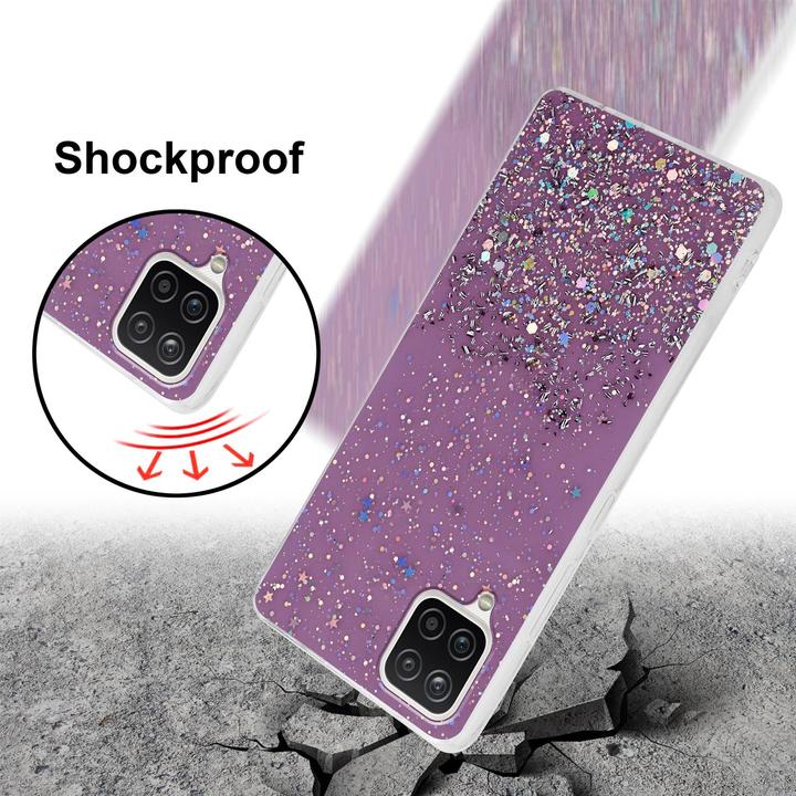 Produktbild Cadorabo TPU Cover funkelnder Glitter (Samsung Galaxy A12, Samsung Galaxy M12)