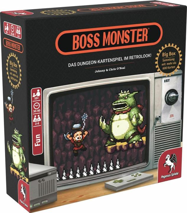 Actual product image Pegasus Boss Monster Big Box, card game, for 2-6 players, from 10 years (DE edition) (German)