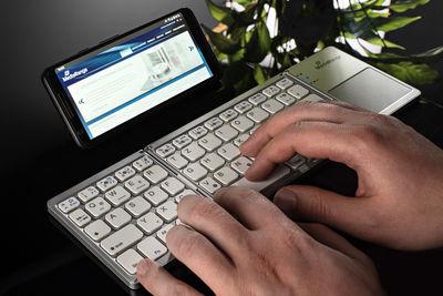 Produktbild MediaRange Kabellose Tastatur 63 (Verwendung A) (DE, Kabellos)