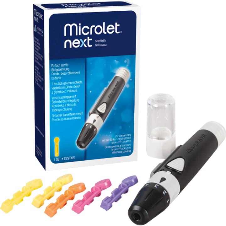 Actual product image Contour MICROLET NEXT lancing device, 1 pc (Lancing devices)