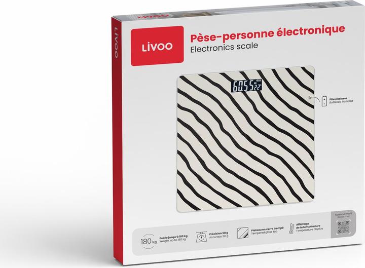 Immagine prodotto Livoo Bilancia da bagno elettronica (180 kg)