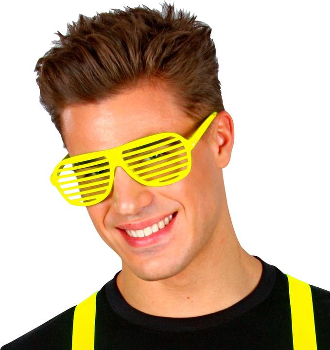 Actual product image Widmann 80s - Atzen glasses neon