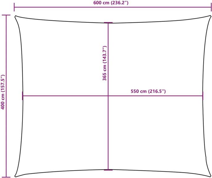 Actual product image VidaXL Awning (400 x 600 cm)