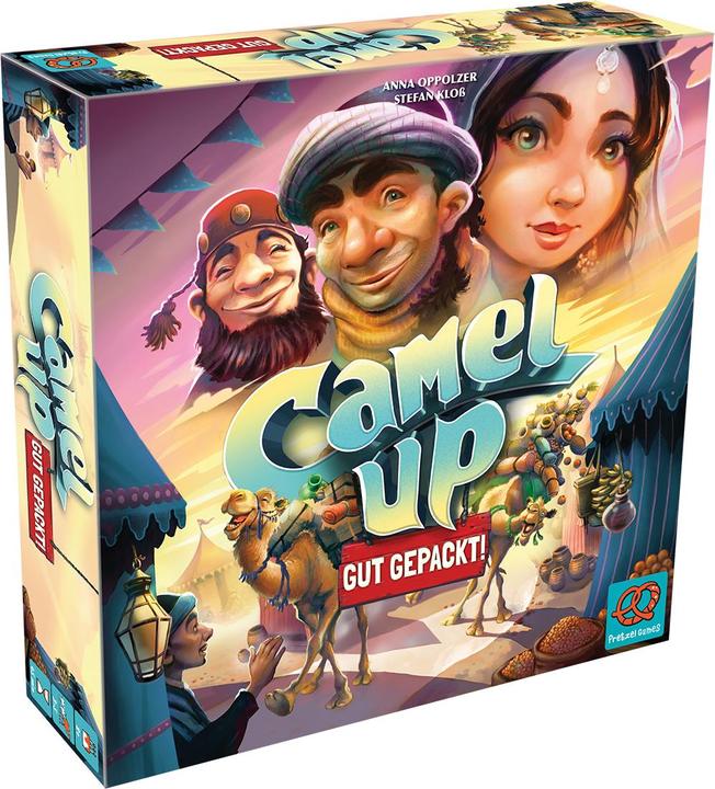 Produktbild Asmodée PRGD0002 - Camel Up Gut gepackt, Brettspiel, für 3-5 Spieler ab 8 Jahren (DE-Ausgabe) (Deutsch)