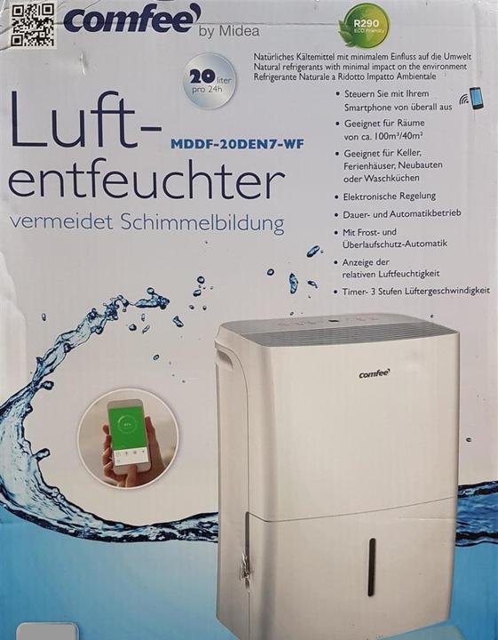 Image du produit Comfee Déshumidificateur d'air (40 m², 20 l/24h)