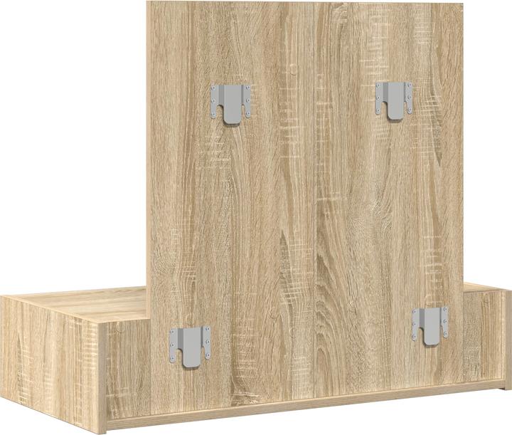 Image du produit VidaXL Coiffeuse murale Chêne Sonoma 83x40x70 cm