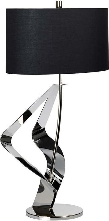 Image du produit Elstead Lighting Ribbon Lampe de table E27 Nickel poli Noir (E27)