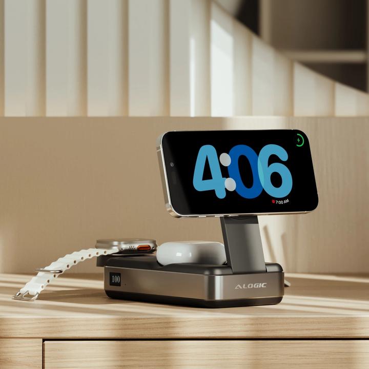 Produktbild Alogic Roam 6-in-1 Power Bank 20000mAh, 100W USB Charging (21000 mAh, 100 W, 77 Wh)